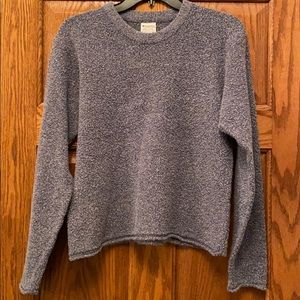 Blue women’s sweater.